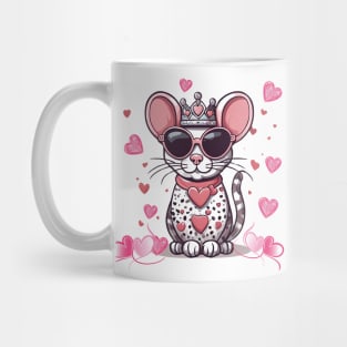 Valentine's Sweetheart: Mouse Monarch in Love Mug